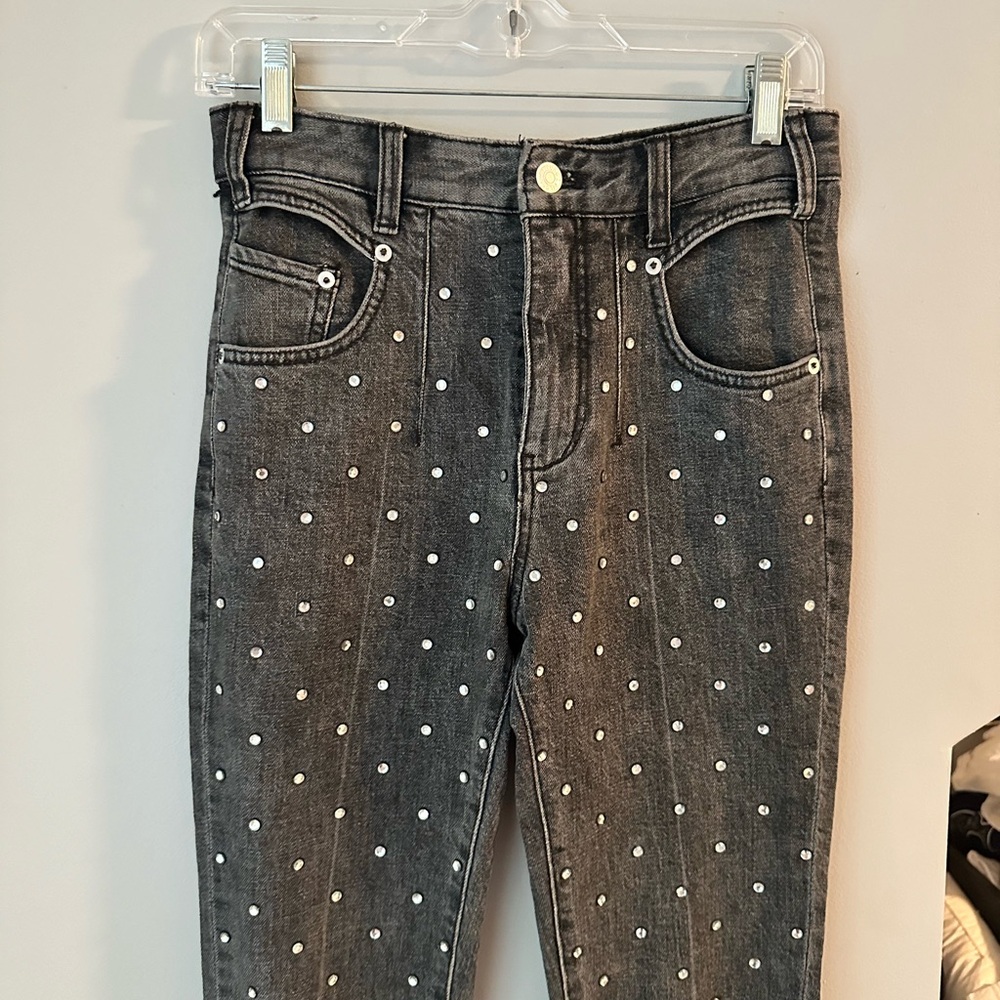 Anthropologie sparkly jeans